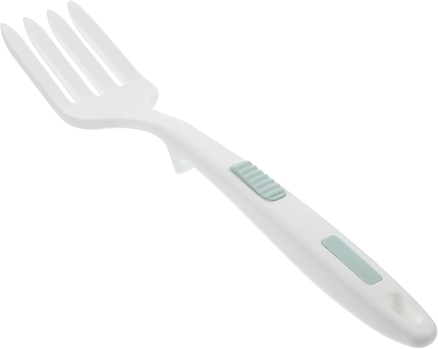 Silicone Flexible Pasta Fork, Multi Function Kitchen Utensil White