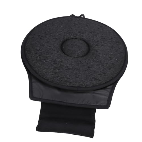 Coussin pivotant 360 en mousse à mémoire de forme noir