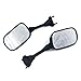Left & Right Rear View Mirrors Black Rearview Mirror For NINJA ZX6R ZX-6R 05 06 07 08 ZX10R ZX-10R 2004 2005 2006 2007 2008