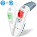 Zerhunt Forehead and Ear Baby Thermometer - Digital Medical Infrared Thermometers for Baby Kids Adults, Accurate Instant Read, 20 Groups Memory