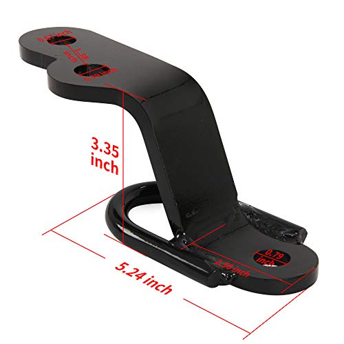 NIXFACE Heavy Duty ATV/UTV Three-Way Hitch ATV Attachments by NIXFACE - Image 2