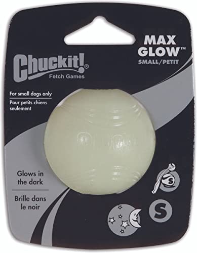 Chuckit! (4 Pack) Max Glow in The Dark Fetch Dog Toy Small