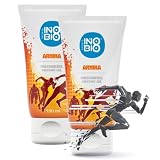 INOBIO Arnika Massage Cream | Muskelentspannungs-Salbe, Doppelte Kühl- und Wärmewirkung, ideal für Sportler, Sportgel Muskel (2x150ml)
