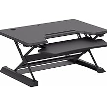 Height Adjustable Sit and Stand Computer Desk