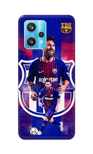 Image of Printed Hard Back Cover Case for Realme 9 4G Back Cover (Famous Football Player) -1111