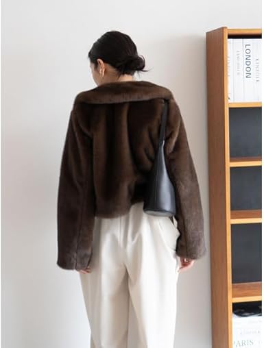 Amazon | [スナイデル] ステンカラーショートファーコートジャケット