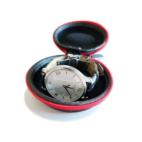 Boîte de rangement montre voyage étui zippé gris - 5