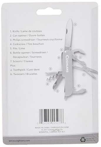Coghlan's Folding Multi-Tool Army Knife, 7-Function