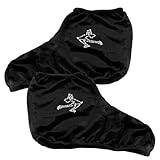 BESTOMZ Eislaufabdeckungen aus Polyester mit Elastischer Funktion Verschleißfeste Stiefelüberzüge für Hockeyschlittschuhe für Eiskunstlauf und Trainings