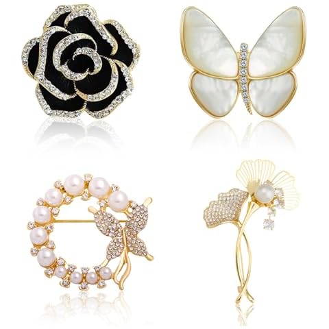 BSITSSS 4 Pièces Broche Femme Vetement Cover