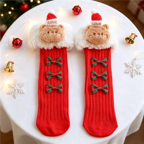 Christmas Women Colorful Fancy Crazy Print Soft Stretchy Novelty Crew Socks - image 2