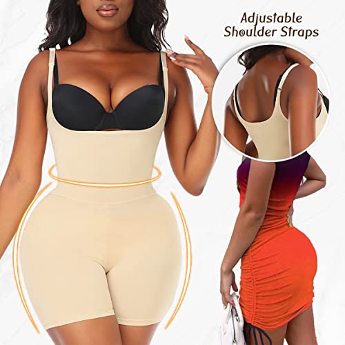 Shineqin Butt Pads Shapewear Bodysuit For Women Tummy Control, Butt Lifting Faja Bodysuit, Padded Butt Shapewear For Women, Fake Butt Pads Body Shaper For Bigger Butt, Xxl #TOP5