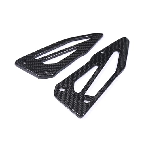 Plaque d'aile de moto carbone pour protéger le repose-pieds MT10
