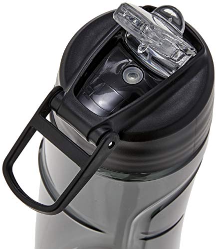 Squeeze T1 Flow Water Bottle, 709Ml, Preto/Cinza