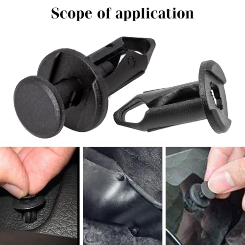 85pcs T30 Bolt Nut Clips Kit for Ford Engine Splash Shield Fasteners, Car Body Retainer Screws for Focus Escape Lincoln Volvo - Thumbnail 4