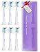 Replacement Brush Heads for Philips Sonicare ProResult Electric Toothbrush HX9023/64, 6Pack with a Purple Sonicare Travel Case by Ofashu