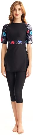 Modest Swimwear for Women Long Sleeve Swimsuit Burkini Modesty Swimming Costume Rash Guard Surfing Suit Beachwear