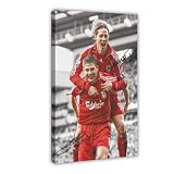 GJHTQLP Steven Gerrard Poster, Fernando Torres 