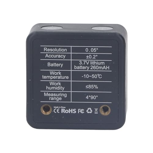 Inclinómetro digital de bolsillo Cosiki con luz y base magnética miniatura 7