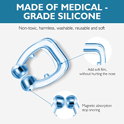 Xshows Anti Snoring Devices, 4 Pcs Magnetic Nose Clip Provide The Effective Solution to Stop Snoring - Thumbnail 4