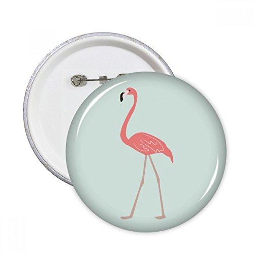 Cadeau multicolore Flamingo lot de 5 badges ronds à épingle pour passionnés