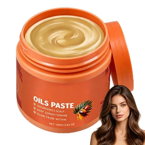 NHPY Pasta de Aceite de Batana Crudo, Hierbas Naturales, Para el Crecimiento del Cabello,Nutritivo para las Raíces del Cabello, Unisex