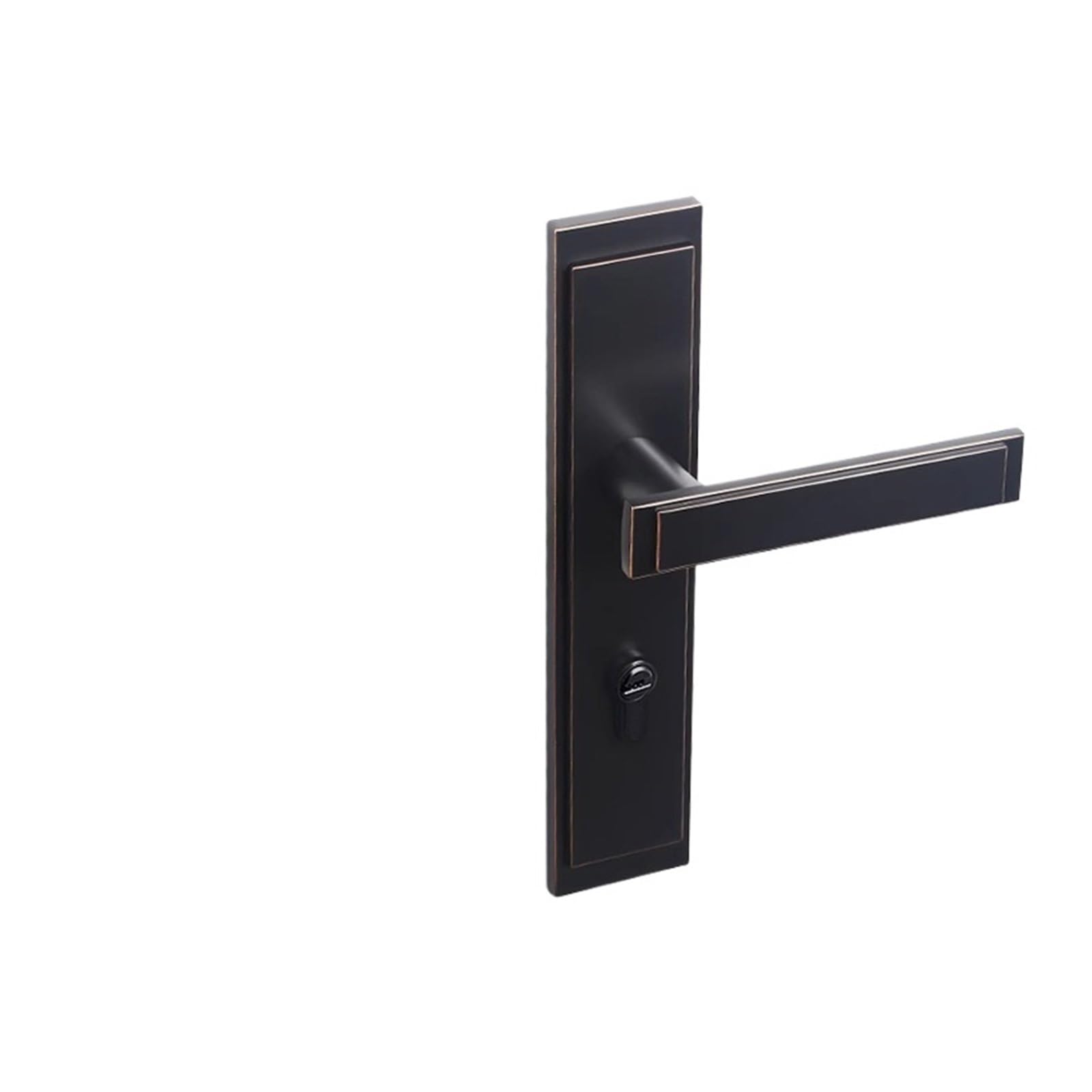 Aepqbgqj One Color Zinc Alloy Minimalist Silent Mechanical Lever Handle Lock Bedroom