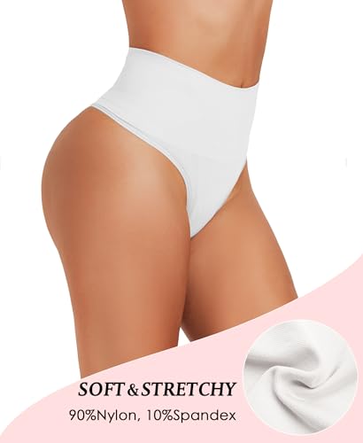 Image of Seamless Thong Shapewear for Women Tummy Control Body Shaper Panties Girdle High Waist Shaping Underwear