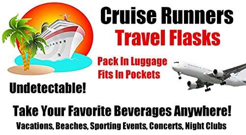Cruise Runners® Brand Ship Kit Flask 10 32Oz Sneak Alcohol Runner Rum Liquor Smuggle Booze Bags Runners 10 X 32Oz #TOP2