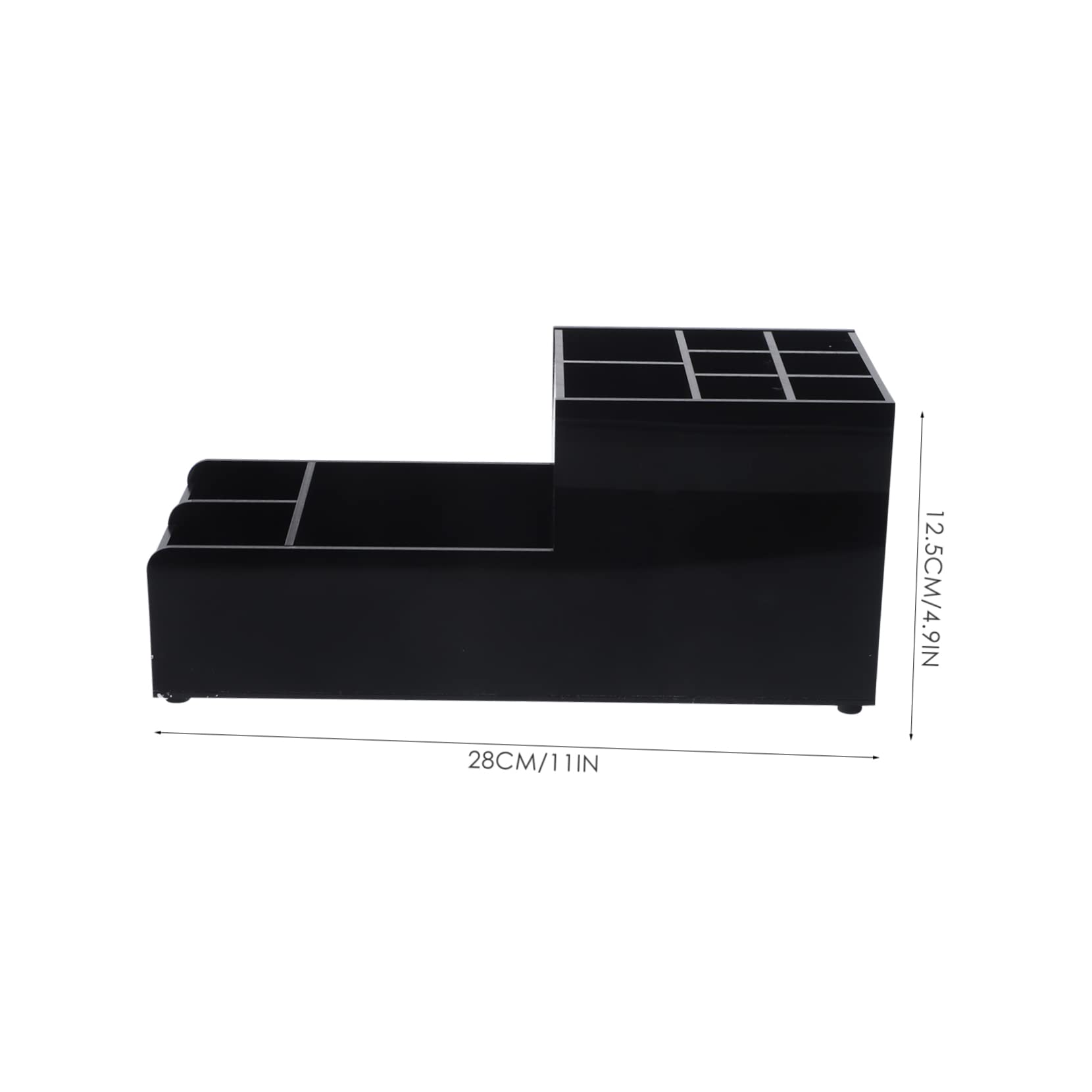 Porta Cannucce per Ristoranti e Dispenser per Tovaglioli da Bar in Acrilico con 11 Scomparti Organizer Multiuso per Forniture da Bar e Accessori da Tavolo Ristoranti e Uffici