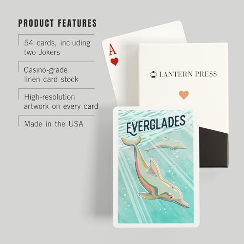 Baraja Póker Botella Delfín Everglades Pastel miniatura 3