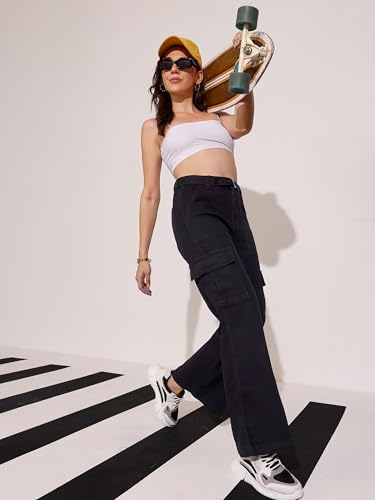 Image of Dolce Crudo High Rise Bootcut Jeans for Women