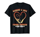Fishing husband and wife fishing partners for life T-Shirt