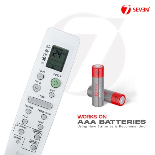 Image of 7SEVEN Compatible Samsung Ac Remote Original ARC-1400 DB93-03012G Model 6 of Split and Window Air Conditioner Suitable for 1 1.5 2 Ton Samsung ac - Match Exactly with Existing Model Remote Control