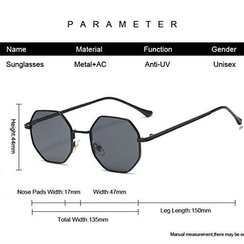 CGZWFERA-Designer Sunglasses Women Vintage Retro Small Frame Sun Glasses Female Fashion Luxury Polygon Oculos De Sol3