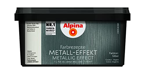 Alpina Farbrezepte METALL-EFFEKT Silber 1 Liter