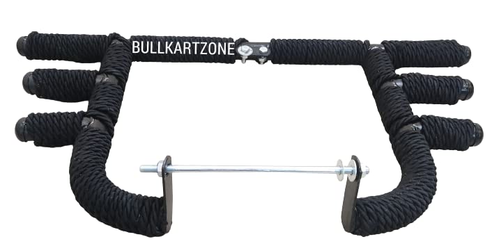 BULLKARTZONE® Primium Quality 3 Rod With Black Rope Leg Guard Crash Guard For Bullet Enfield Classic Reborn 350 Only (Direct Fit) 4