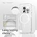 elago Magnetic Hybrid Clear Case Compatible with iPhone 15 Pro Case, Compatible with MagSafe, 6.1