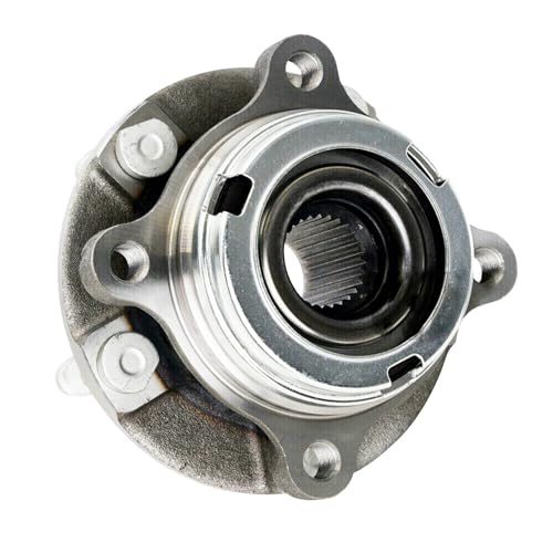 Image of Detroit Axle - 2pc Front Wheel Bearing Hubs for 2015-2021 Nissan GT-R Wheel Bearing and Hubs Assembly 2016 2017 2018 2019 2020 Replacement Pair Hubs