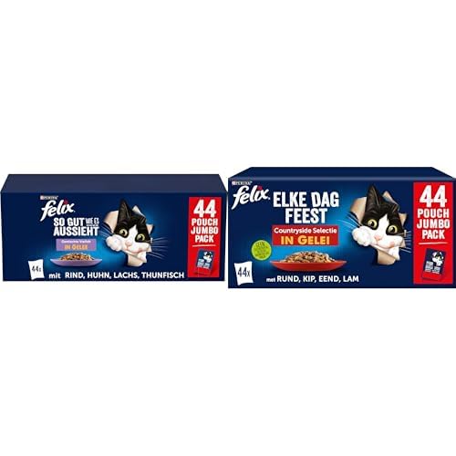 Felix Zestaw 2produkty Mix galaretki 44x85g + Fantastic Mix 44x85g