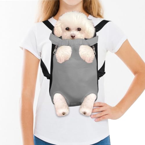 Sac à dos de transport pour chat et chien de taille moyenne gris XL