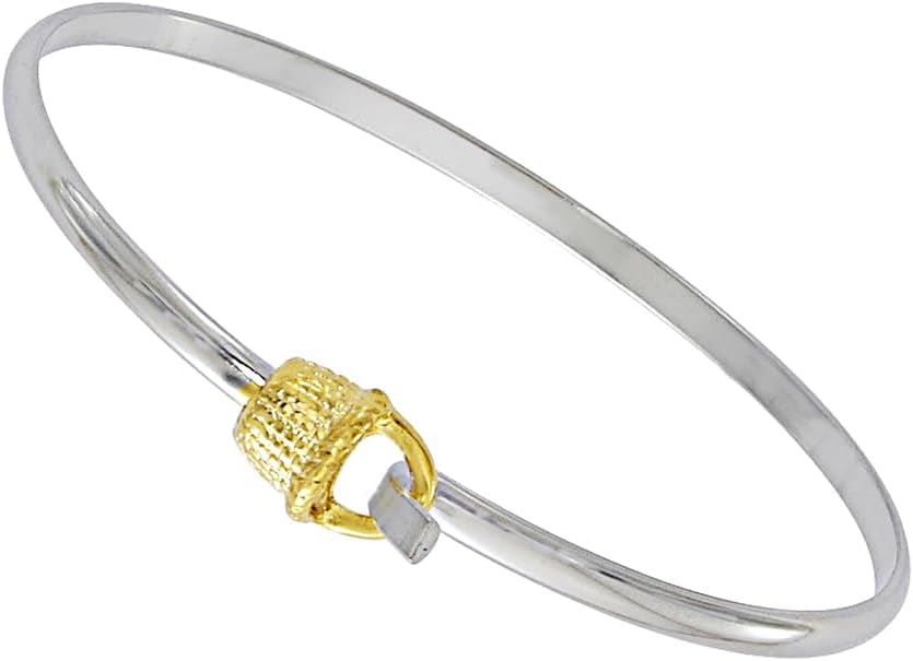 Cape Cod Jewelry-CCJ Nantucket Basket Bracelet Latch Cuff