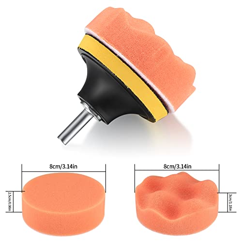 Woshilaods WSLLM0006015 6 Pcs 3 Inch Car Polishing Pad Kit, Drill Buffer Attachment thumb #2