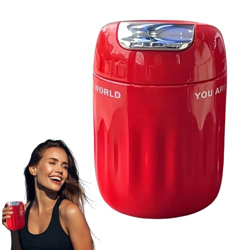 Tazza Tumbler | Bicchiere Termico 222ml Antiscivolo Leggero con Filtro per Tè | Bicchiere da Caffè Antiscivolo con Filtro Leggero per Viaggio Auto Escursionismo Casa Scuola Lavoro Appassionati di Tè A