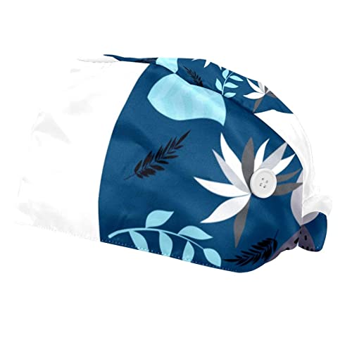 Chapeaux de travail Bleu Koala casquette unisexe couvre-chef pour hommes et femmes 2 pièces