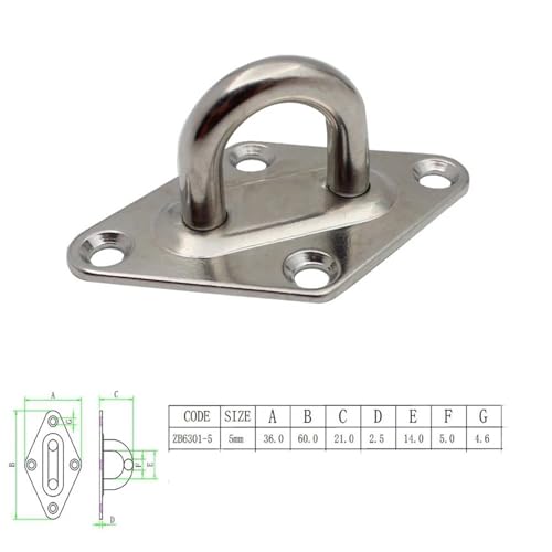 Œillets de fixation acier inoxydable pose facile et stable pour bateau - 4
