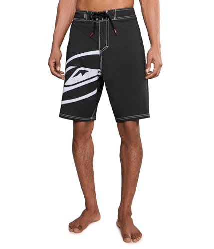 Amazon.com: Quiksilver, Mens, YG Saturn Boss 21 Boardshorts, Black