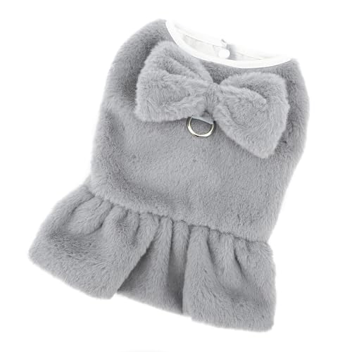Robe pull en polaire sans manches pour chien tremblant en hiver