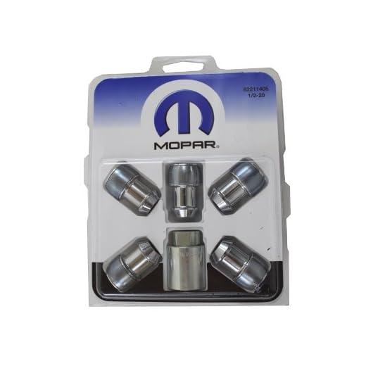 Genuine Jeep Accessories 82211405 One-Piece Wheel Lock Kit