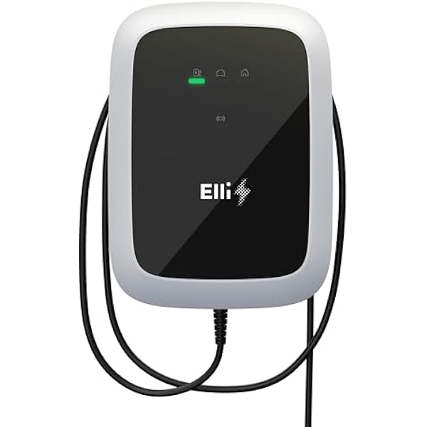 Elli Charger Pro 2045384 Wallbox | 11 kW | kabel typu 2 7,5 m | RFID | MID | LAN/WLAN/SIM | OCPP/EEBus | ochrona DC | nadaje się do wszystkich samochodów elektrycznych / hybrydowych typu 2